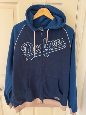 Dodgers zip up hoodie, lightweight